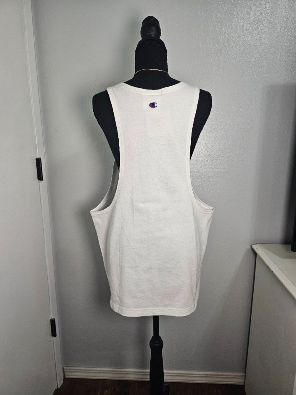 NWT Champion Men's Heritage Muscle Tank - White Size Medium - Picture 3 of 7